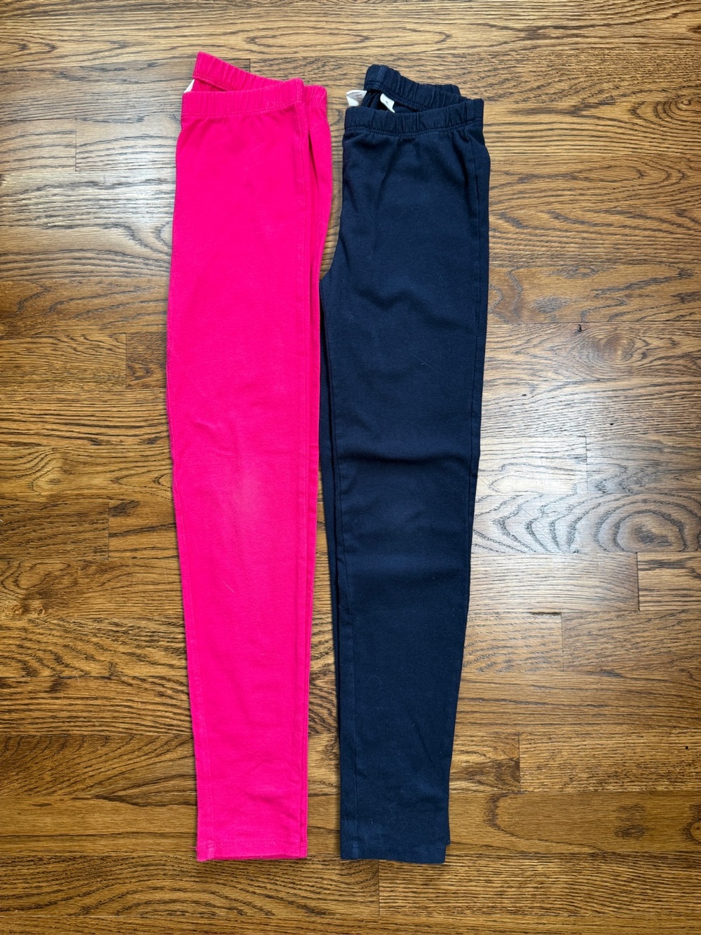GAP Kids Girls Basic Solid Casual Legging Set Navy & Hot Pink Size 8